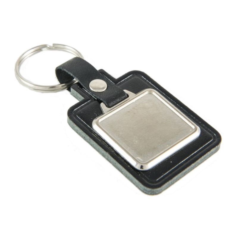 Keyfob Blank Rectangle 26x24mm recess